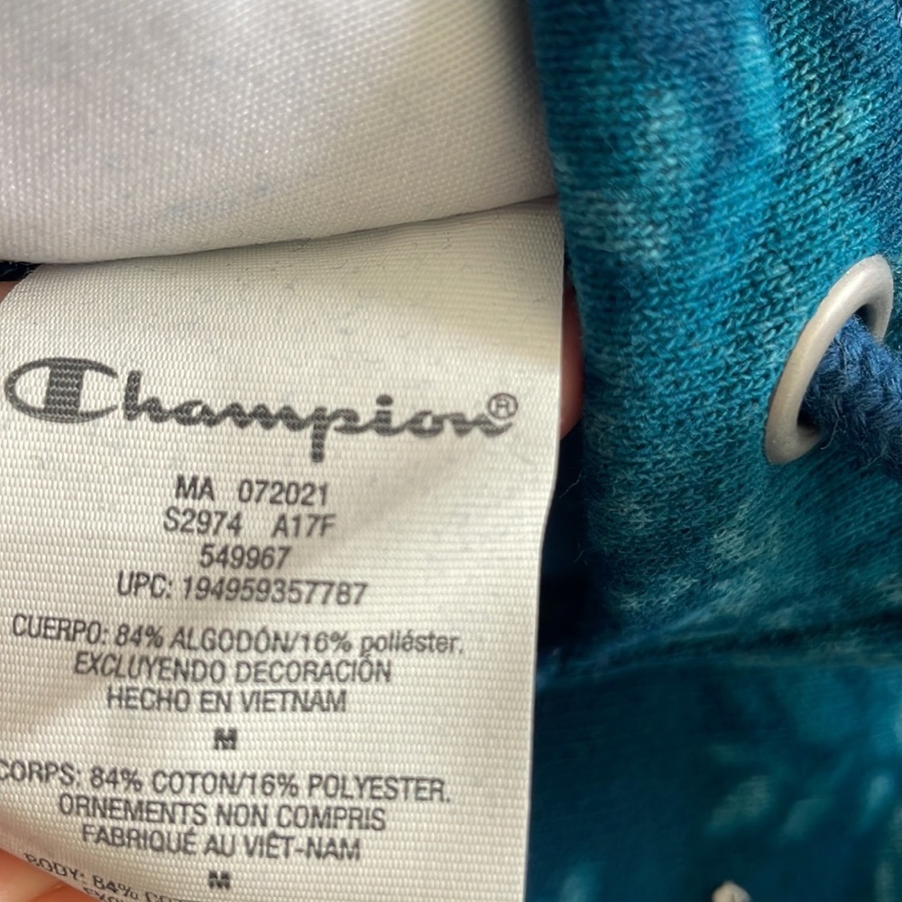 Champion Reverse Weave hoodie Sweater All over print size m - Picture 5 of 11